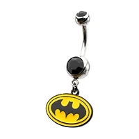 Batman Dangle Belly Ring - 14 Gauge