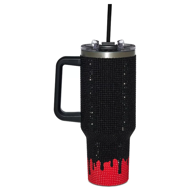 Art the Clown Honk Honk Rhinestone Tumbler 40 oz. - Terrifier