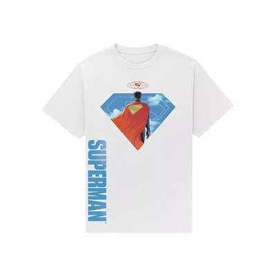 White Superman T Shirt - DC Comics