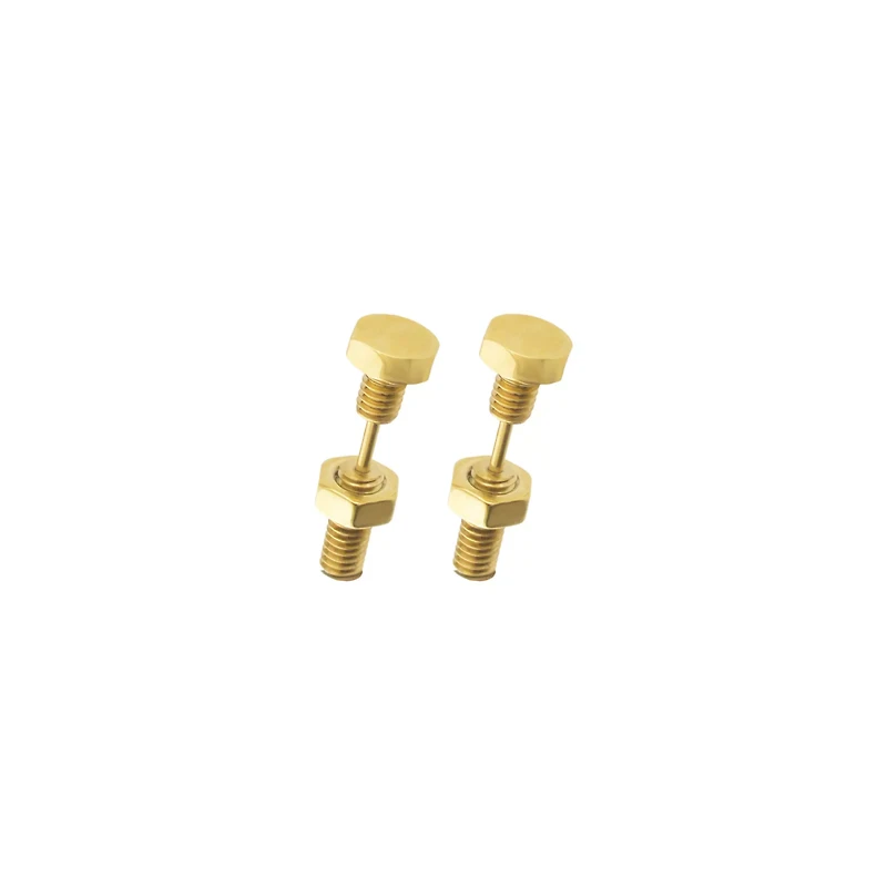 Goldtone Screw Faux Tapers - 16 Gauge