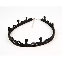 Black Blood Drip Choker Necklace