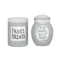 Frog's Breath and Night Shade Salt and Pepper Shakers - The Nightmare Before Christmas