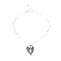 Wings Cross Chain Necklace