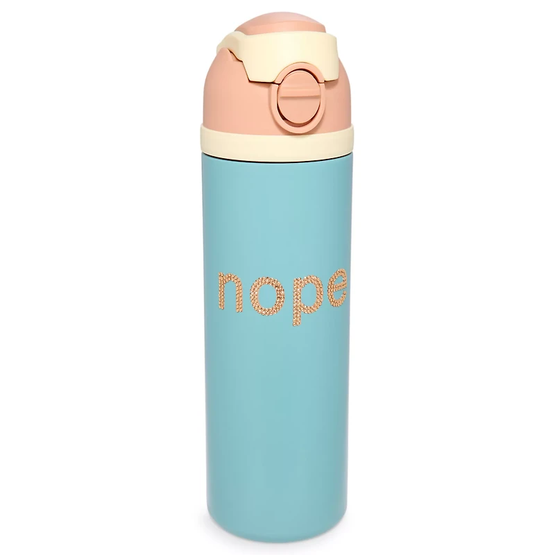 Nope Rhinestone Water Bottle - 24 oz.