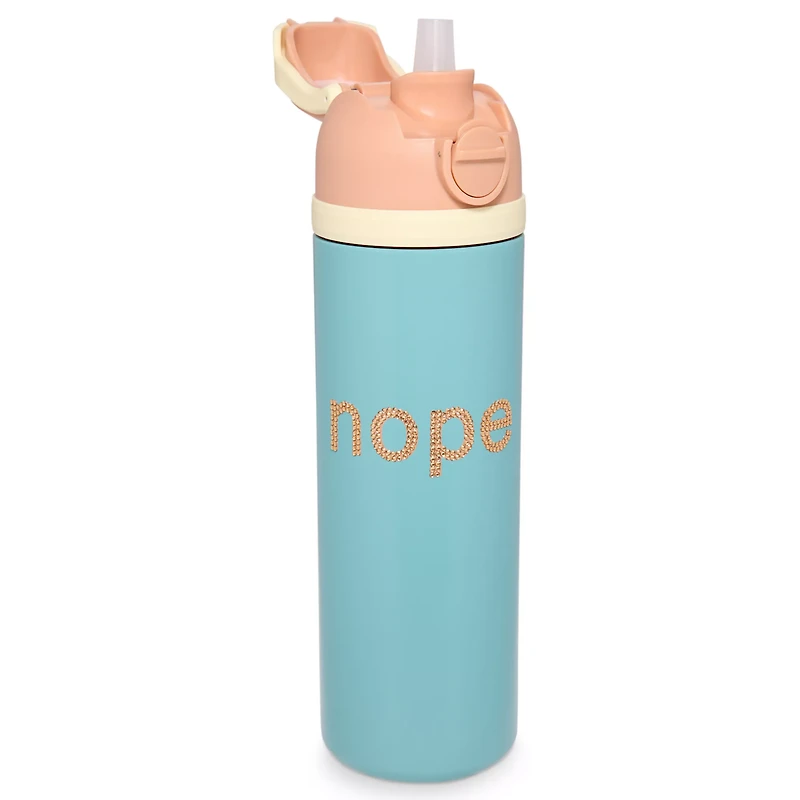 Nope Rhinestone Water Bottle - 24 oz.