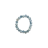 Iridescent Blue and Gray Long Distance Bracelets - 2 Pack