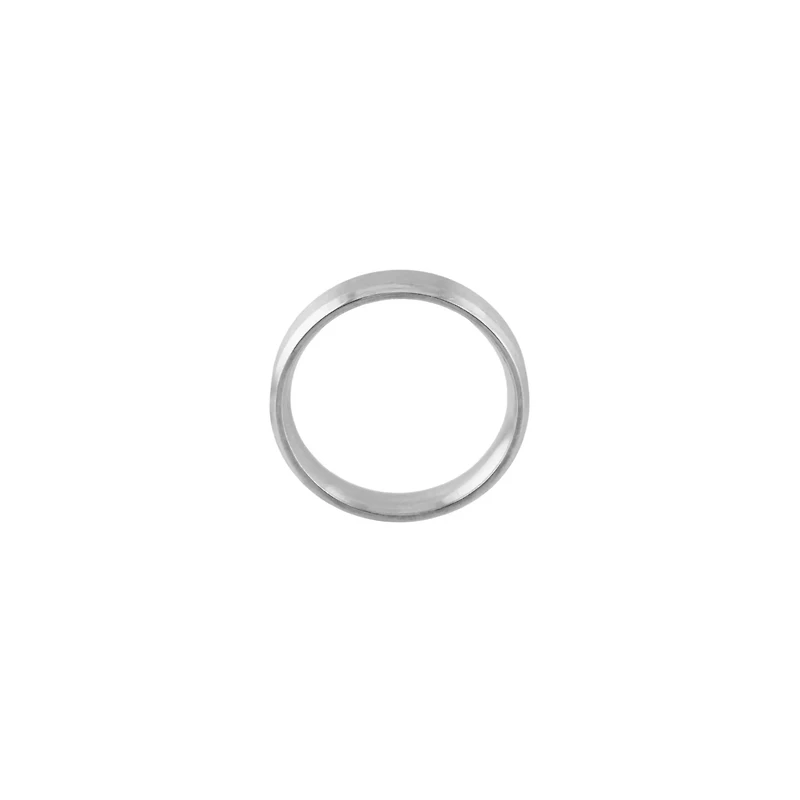 Silver-Tone Thick Textured Ring