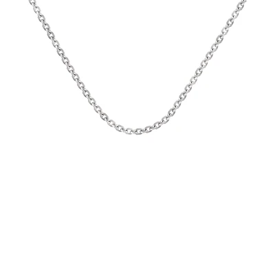 Silver-Tone Wheat Link Chain Necklace