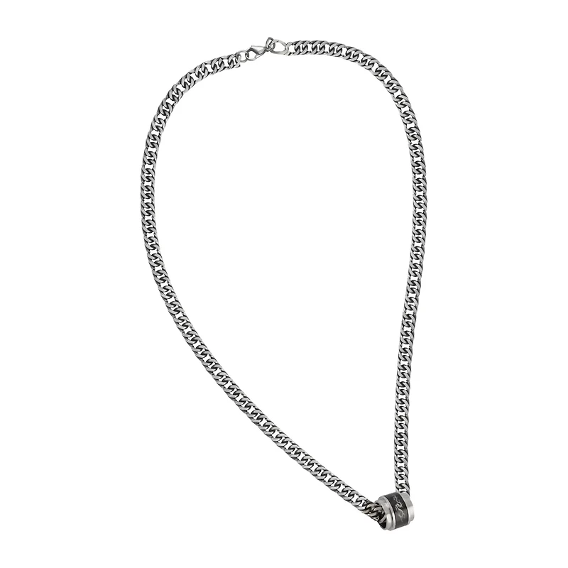 Dragon Circle Pendant Chain Necklace