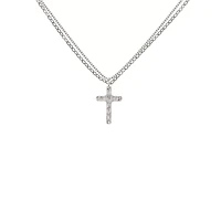 2-Row Cross Chain Necklace