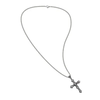 Ornate Skull Cross Necklace