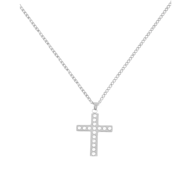 CZ Cross Chain Necklace