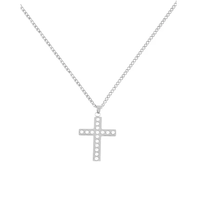 CZ Cross Chain Necklace