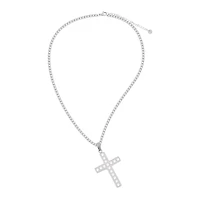 CZ Cross Chain Necklace