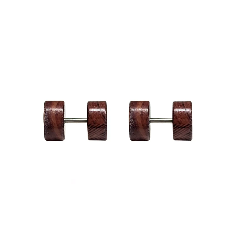 Wood Faux Plugs - 18 Gauge