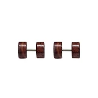 Wood Faux Plugs - 18 Gauge