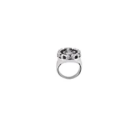 Black Biker's Skull Signet Ring