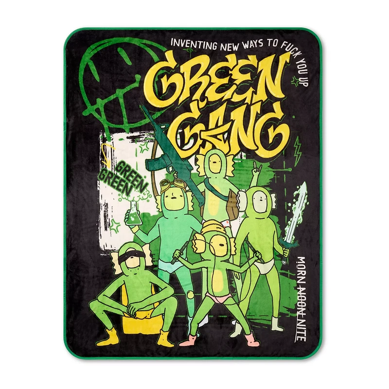 The Boys Green Gang Fleece Blanket
