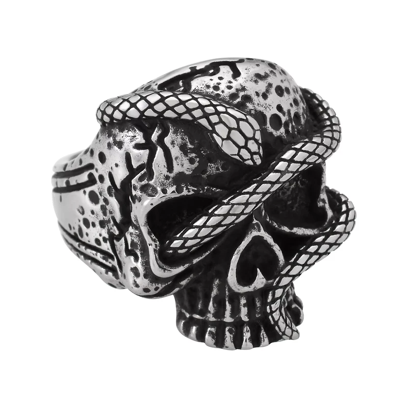 Snake Skull Ring