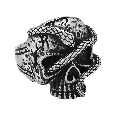Snake Skull Ring