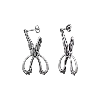 Scissor Stud Earrings - 20 Gauge