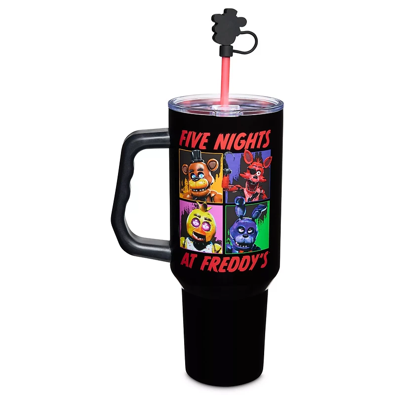 Five Nights at Freddy's Tumbler with Straw Topper - 40 oz.
