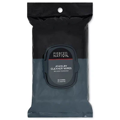 Pierced Nation Jewelry Cleaner Wipes - 50 Count