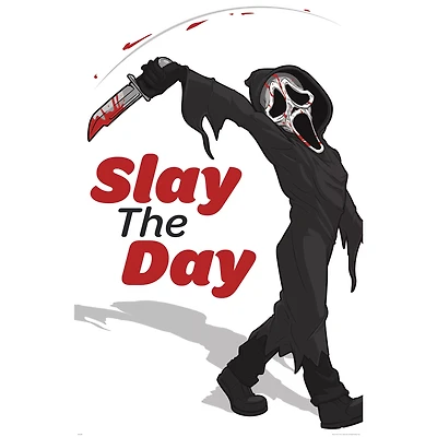 Ghost Face Slay the Day Poster