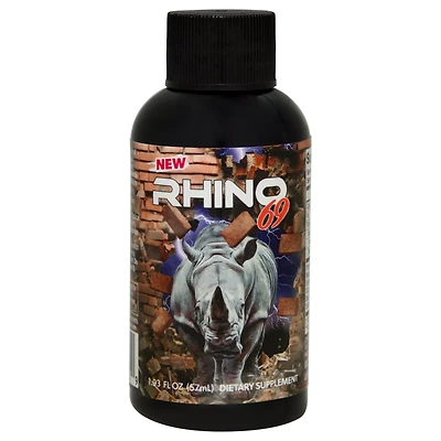 Rhino 69 Male Enhancement Liquid Shots - 1.93 oz.