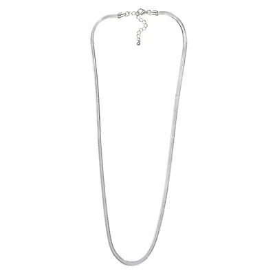 Flat Snake Chain Necklace