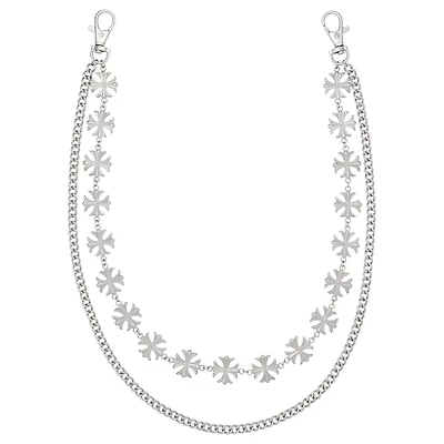 2-Row Crosses Wallet Chain