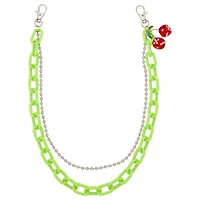 Cherry Dice Layered Wallet Chain