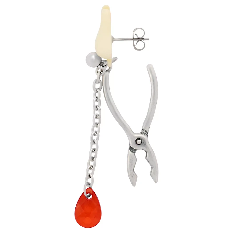 Bloody Dentist Dangle Stud Earrings