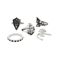 Multi-Pack Medieval Knight Rings - 5 Pack