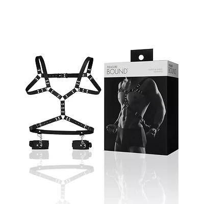 Chest and Wrist Harness Set - Pleasure Bound