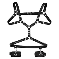 Chest and Wrist Harness Set - Pleasure Bound