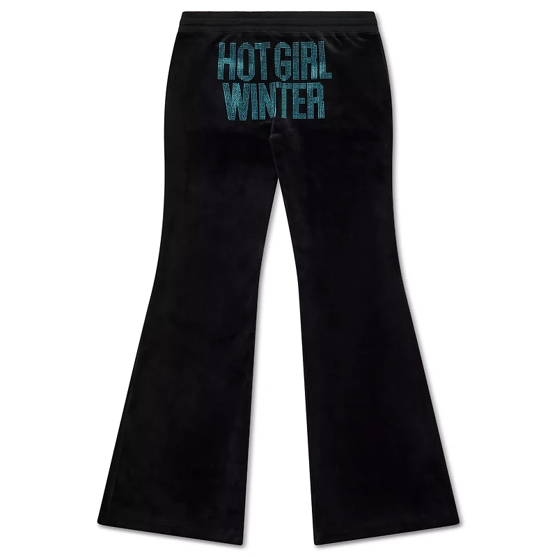 Kayla Malecc Hot Girl Winter Rhinestone Jogger Pants