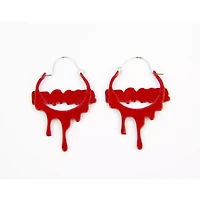 Scream Queen Hoop Earrings - 18 Gauge