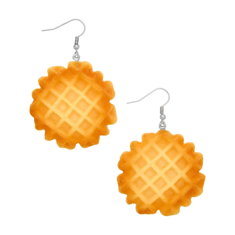 Waffle Dangle Earrings