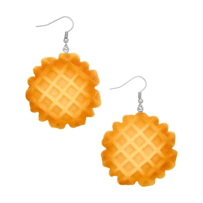 Waffle Dangle Earrings