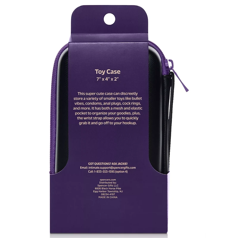 Hott Love Mini Purple Toy Storage Case