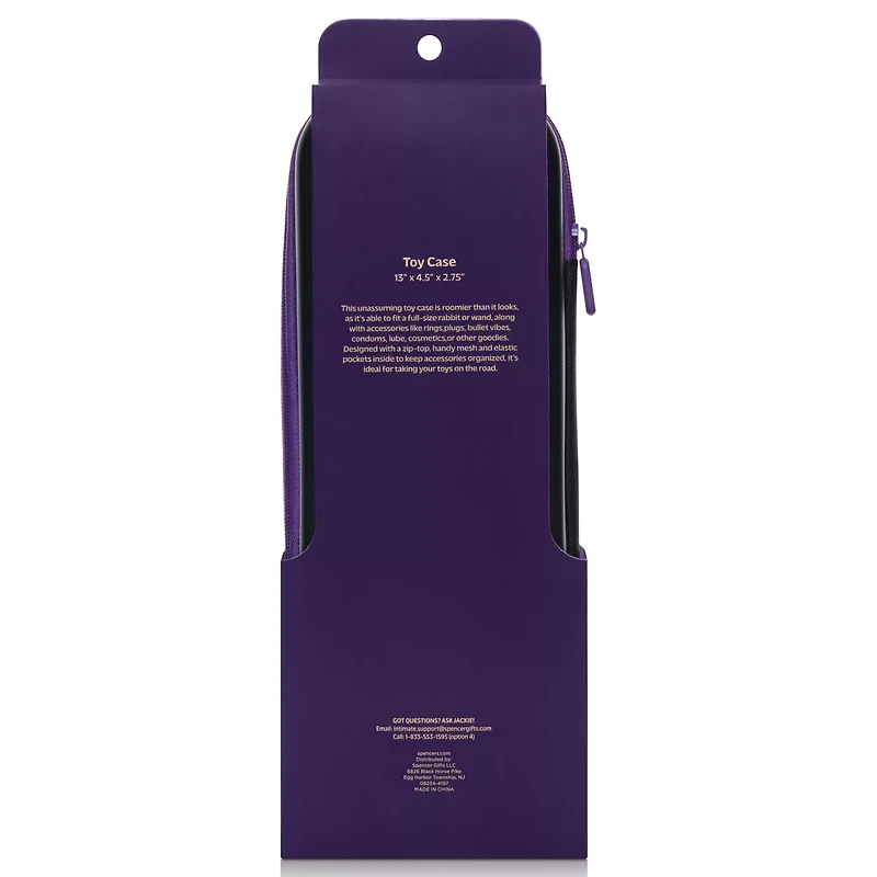 Hott Love Purple Toy Storage Case