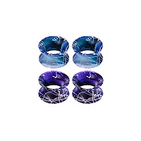 Multi-Pack Purple and White Splatter Tunnels