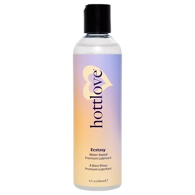 Ecstasy Water-Based Lube 8 oz. - Hott Love