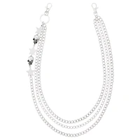 Skull and Stars 3-Row Wallet Chain