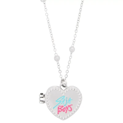 Saja Boys Jinu Heart Locket Necklace - KPop Demon Hunters