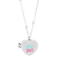 Saja Boys Jinu Heart Locket Necklace - KPop Demon Hunters