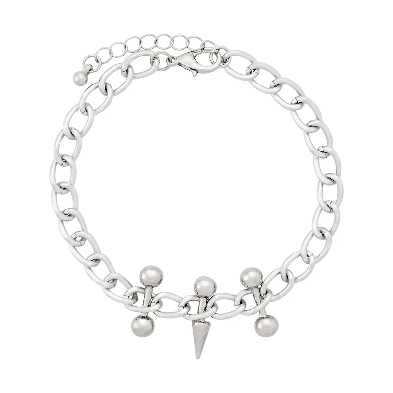 Multi-Pack Heart Spike Cuff Bracelets - 3 Pack