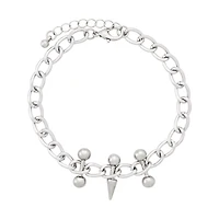 Multi-Pack Heart Spike Cuff Bracelets - 3 Pack