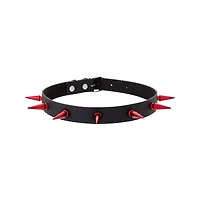 Multi-Pack Red Spike Rose Sword Chain Choker Necklaces - 3 Pack
